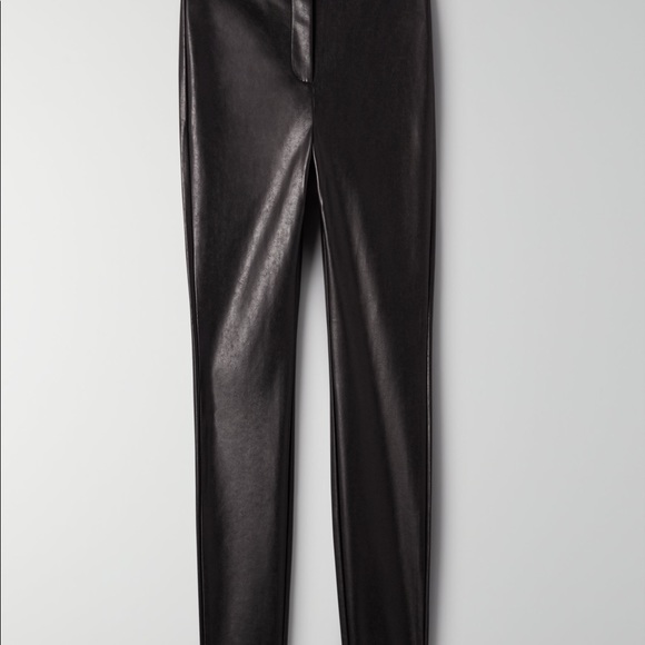 Aritzia Babaton Caspian Vegan Leather Pants - Picture 6 of 9